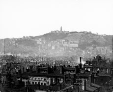 vue panoramique de Lyon au XIXe sicle