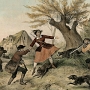 La chasse aux bcasses<br />Lyon, Gadola, [vers 1856-1857]