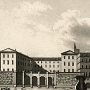 Vue de la place Confort et de la Prfecture  Lyon<br />Lyon, Gadola, [vers 1855]