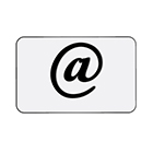 Illustration d'une carte avec le logo @