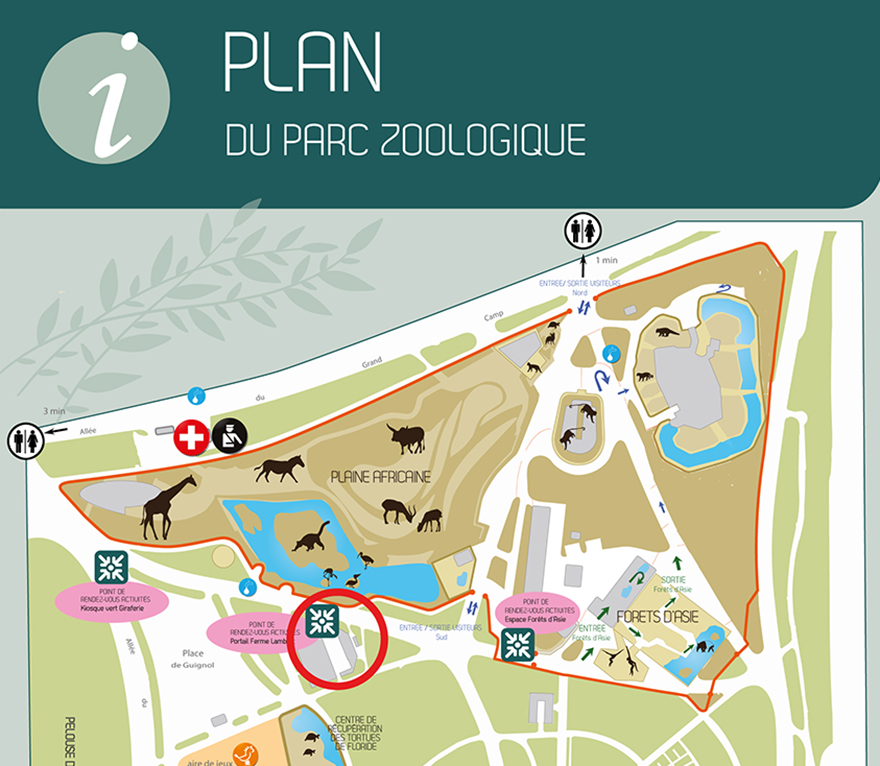 carte du zoo